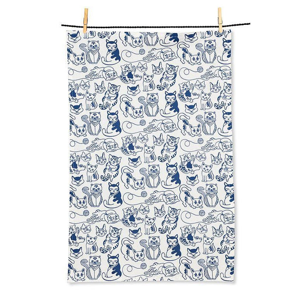 Abbott Dishcloth & Towel Set - Playful Cats