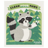 Ecologie Swedish Sponge Cloth - Clean Your Paws Raccoon