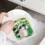 Ecologie Swedish Sponge Cloth - Clean Your Paws Raccoon