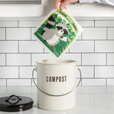 Ecologie Swedish Sponge Cloth - Clean Your Paws Raccoon