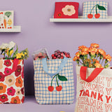Danica Jubilee Fold-Up Pocket Tote - Very Cherry