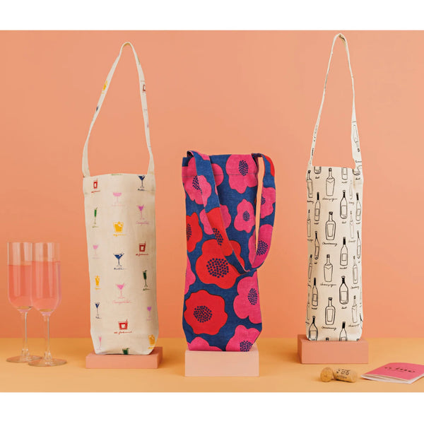 Danica Jubilee Cotton Bottle Bag - Poppy