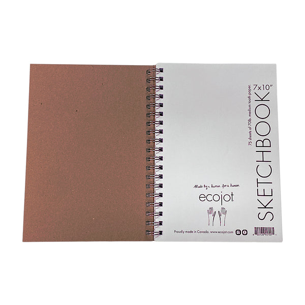 Ecojot Hardcover Sketchbook (7x10) - Kraft