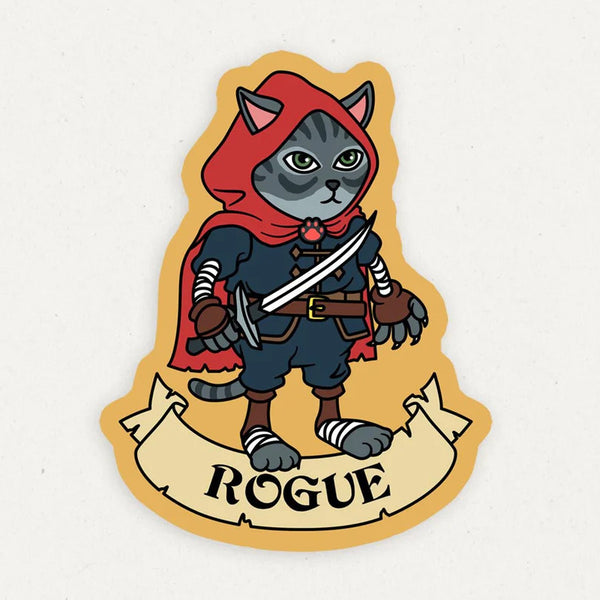 Gobi Prints Vinyl Sticker - Rogue Cat