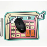 Gobi Prints Retro Mouse Pad - Calculator
