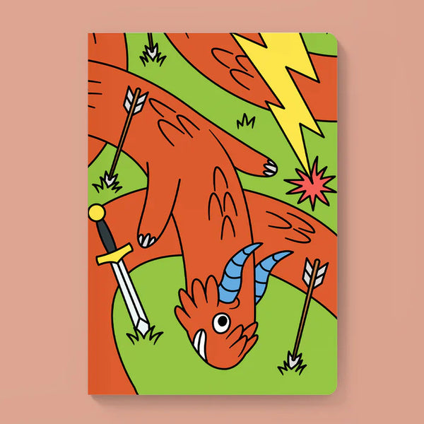 Gobi Prints Softcover Journal - Fantasy Wyrm