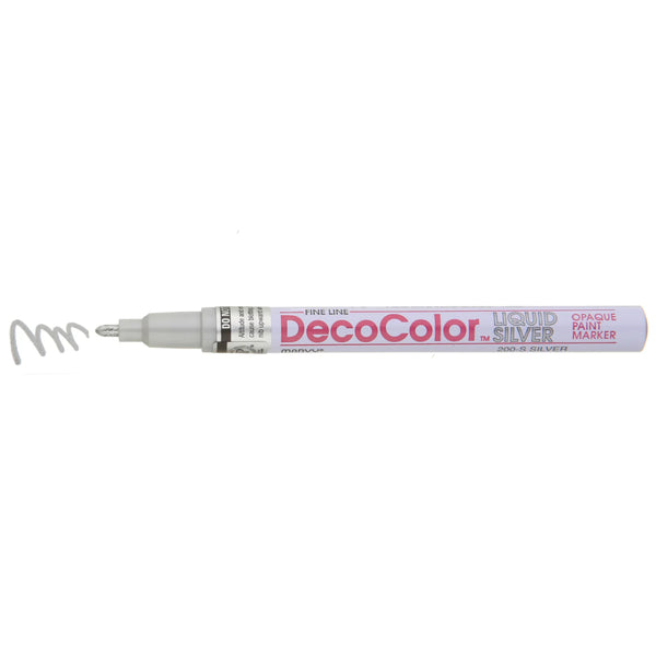 DecoColor Oil Based Paint Marker - Fine SILVER