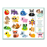 Djeco Big Stickers for Toddlers - Baby Animals