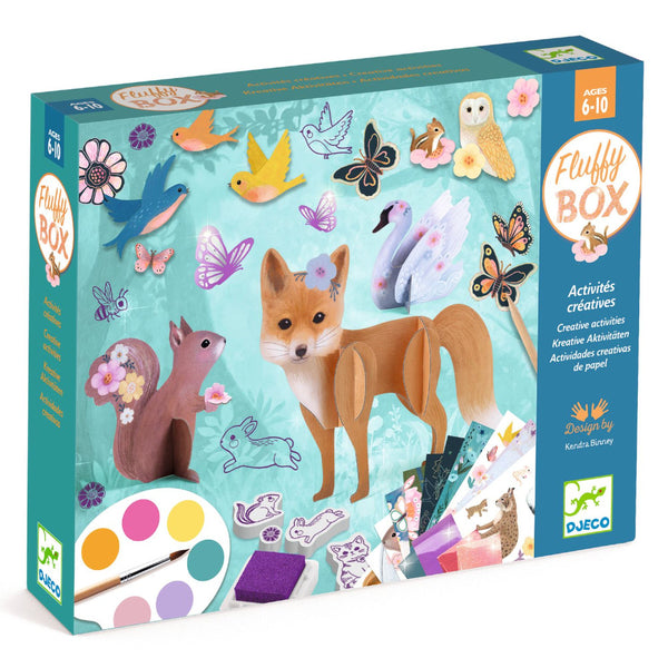 Djeco Creative Activities Multi-Activity Craft Kit - Fluffy Box