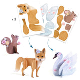 Djeco Creative Activities Multi-Activity Craft Kit - Fluffy Box