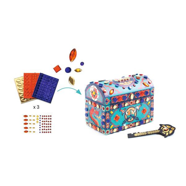 Djeco Storage Chest to Decorate DIY Kit - Super Treasure