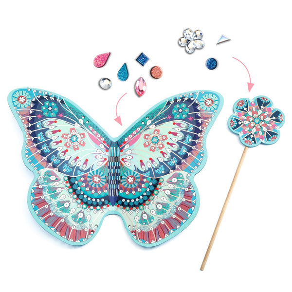 Djeco DIY Fairy Wings & Wand Costume Kit