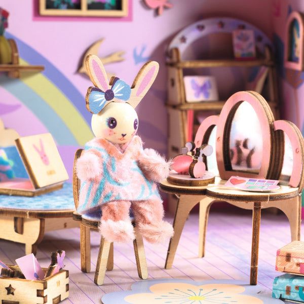 Djeco Mi House DIY Dollhouse Kit - Rosie Rabbit