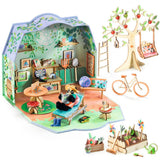 Djeco Mi House DIY Dollhouse Kit - Olive Panda