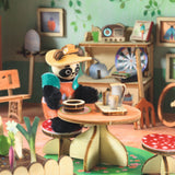 Djeco Mi House DIY Dollhouse Kit - Olive Panda