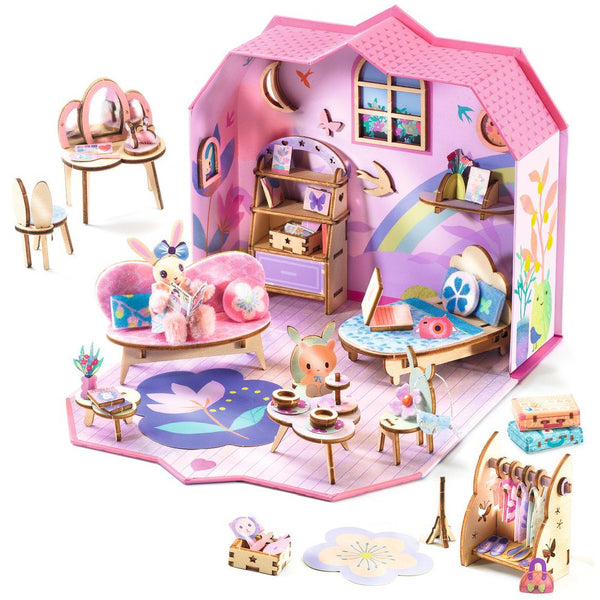 Djeco Mi House DIY Dollhouse Kit - Rosie Rabbit