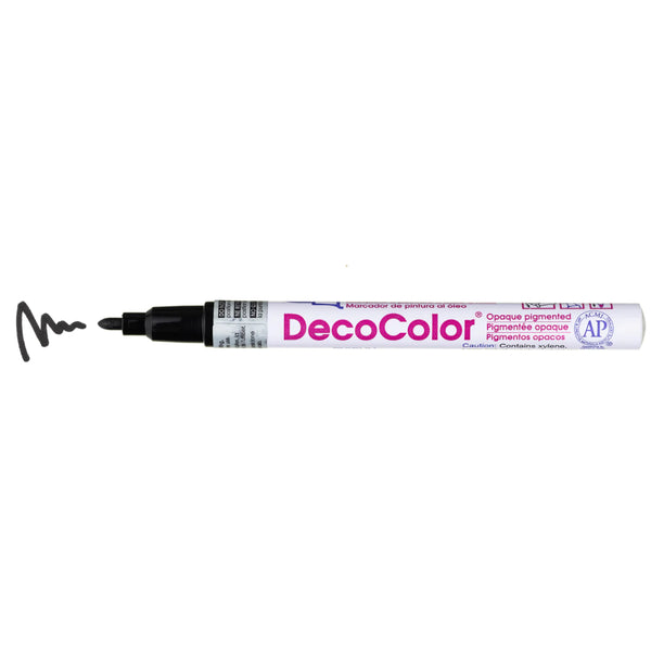 DecoColor Oil Based Paint Marker - Fine BLACK