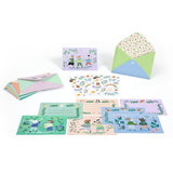 Djeco Lovely Paper Party Invitations 8pk Animal Fanfare