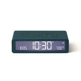Lexon Flip Reversible LCD Alarm Clock - Classic, Duck Blue