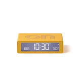 Lexon Flip Reversible LCD Alarm Clock - Mini, Yellow