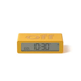 Lexon Flip Reversible LCD Alarm Clock - Mini, Yellow