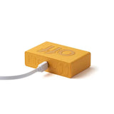 Lexon Flip Reversible LCD Alarm Clock - Mini, Yellow