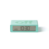 Lexon Flip Reversible LCD Alarm Clock - Mini, Mint