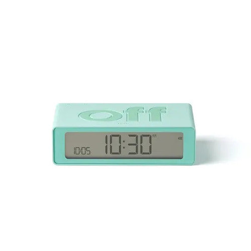 Lexon Flip Reversible LCD Alarm Clock - Mini, Mint