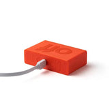 Lexon Flip Reversible LCD Alarm Clock - Mini, Orange