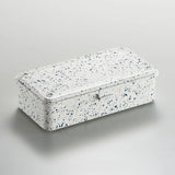 Toyo Steel Trunk Shape Toolbox T-190 Japanese White Indigo