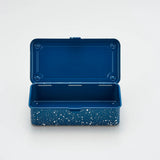 Toyo Steel Trunk Shape Toolbox T-190 Japanese Indigo