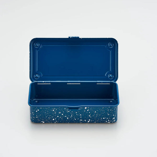 Toyo Steel Trunk Shape Toolbox T-190 Japanese Indigo