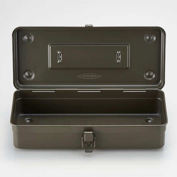 Toyo Steel Trunk Shape Toolbox T-350 Military Green