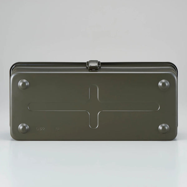 Toyo Steel Trunk Shape Toolbox T-350 Military Green