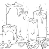 Dark Magic: A Gothic Fantasy Colouring Book