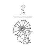 Lunar: A Zodiac Art & Coloring Book by Lydia Fenwick