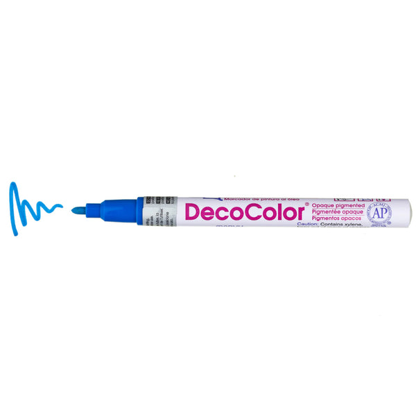 DecoColor Oil Based Paint Marker - Fine BLUE