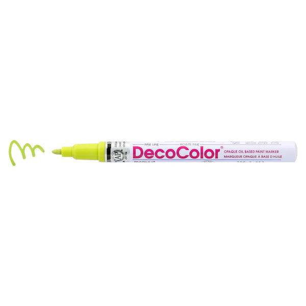 DecoColor Oil Based Paint Marker - Fine LIME GREEN