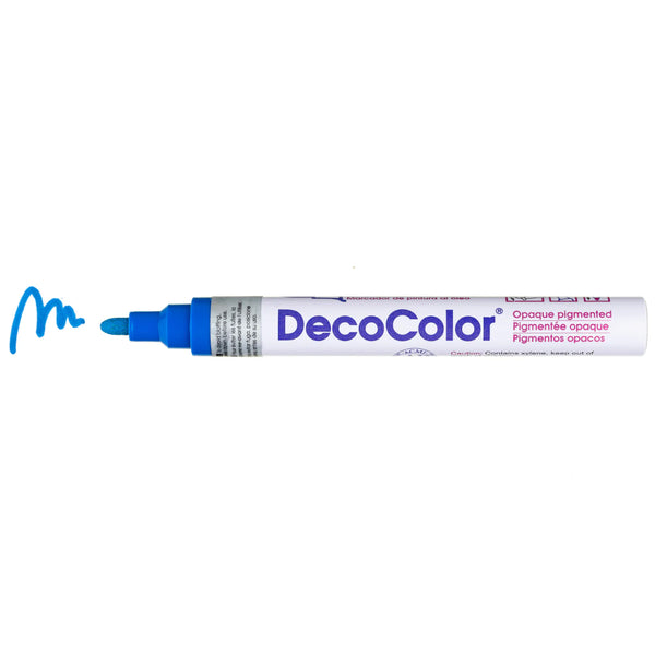 DecoColor Oil Based Paint Marker - Broad BLUE