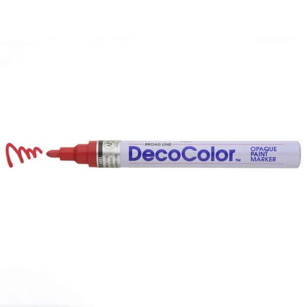 DecoColor Oil Based Paint Marker - Broad CRIMSON LAKE