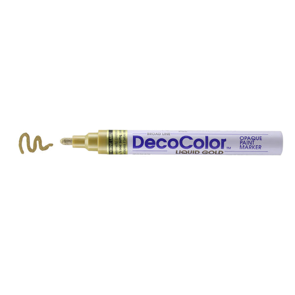 DecoColor Oil Based Paint Marker - Broad GOLD