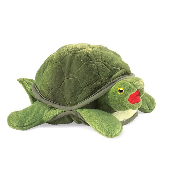Folkmanis Hand Puppet - Baby Turtle