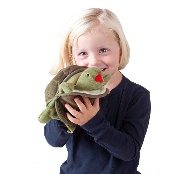 Folkmanis Hand Puppet - Baby Turtle
