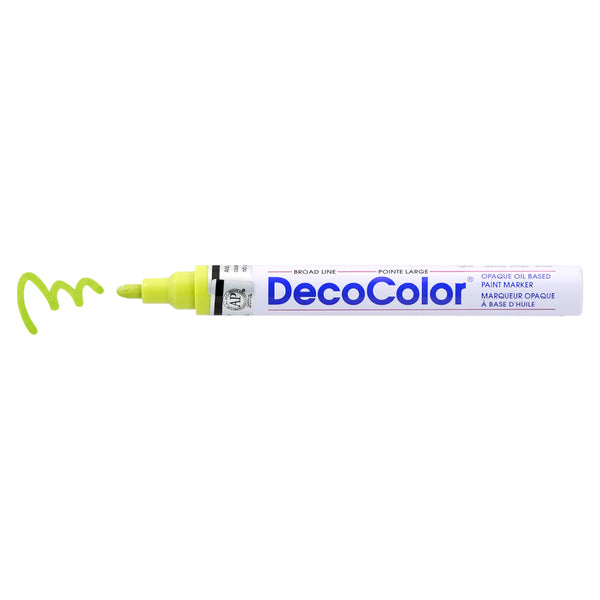 DecoColor Oil Based Paint Marker - Broad LIME GREEN