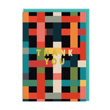 Ohh Deer Thank You Card Set 6pk Kaleido Plaid