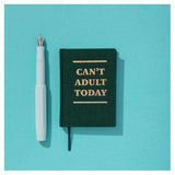 Ohh Deer A7 Fabric Hardcover Notebook, Lined - Can't Adult Today