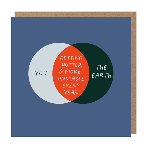 Betiobca Birthday Greeting Card - Hotter and More Unstable