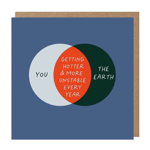 Betiobca Birthday Greeting Card - Hotter and More Unstable