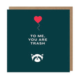 Betiobca Greeting Card - Raccoon Love