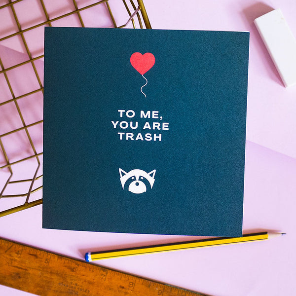 Betiobca Greeting Card - Raccoon Love